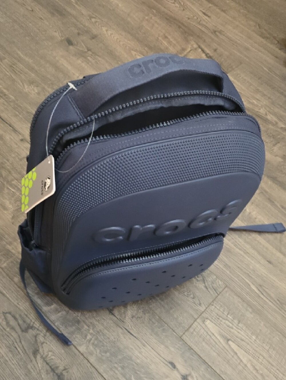 CROCS Slate Blue Molded Backpack with Vent Holes - Picture 12 of 12